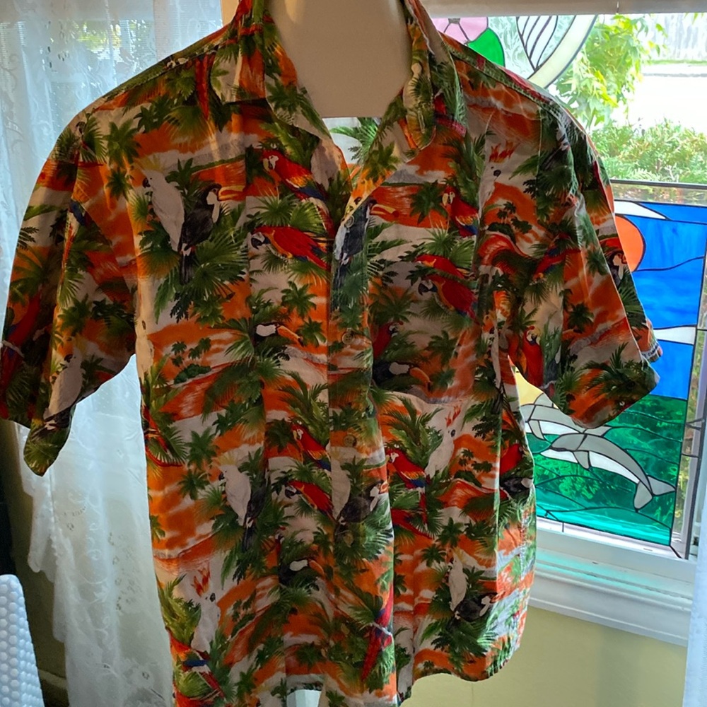 Retro Hawaiian Print Shirt by Key West